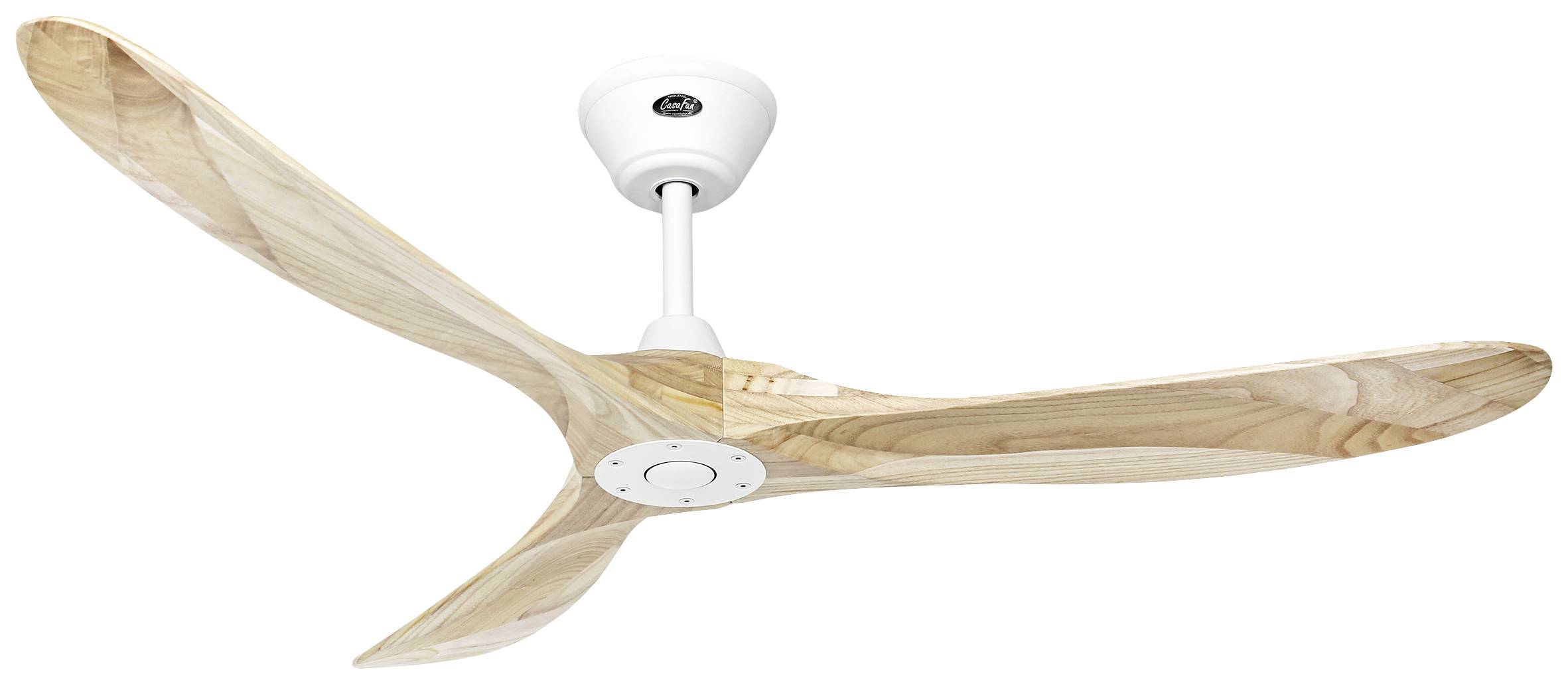 CasaFan ECO GENUINO 152 MW-NT Deckenventilator 16.6 W (Ø x H) 1520 mm x 285 mm Weiß (matt) mit Fernbedienung, Winterbetr...