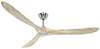 CasaFan ECO GENUINO 180 BN-NT Deckenventilator 30 W (Ø x H) 1800 mm x 290 mm Chrom mit Fernbedienung, Winterbetrieb