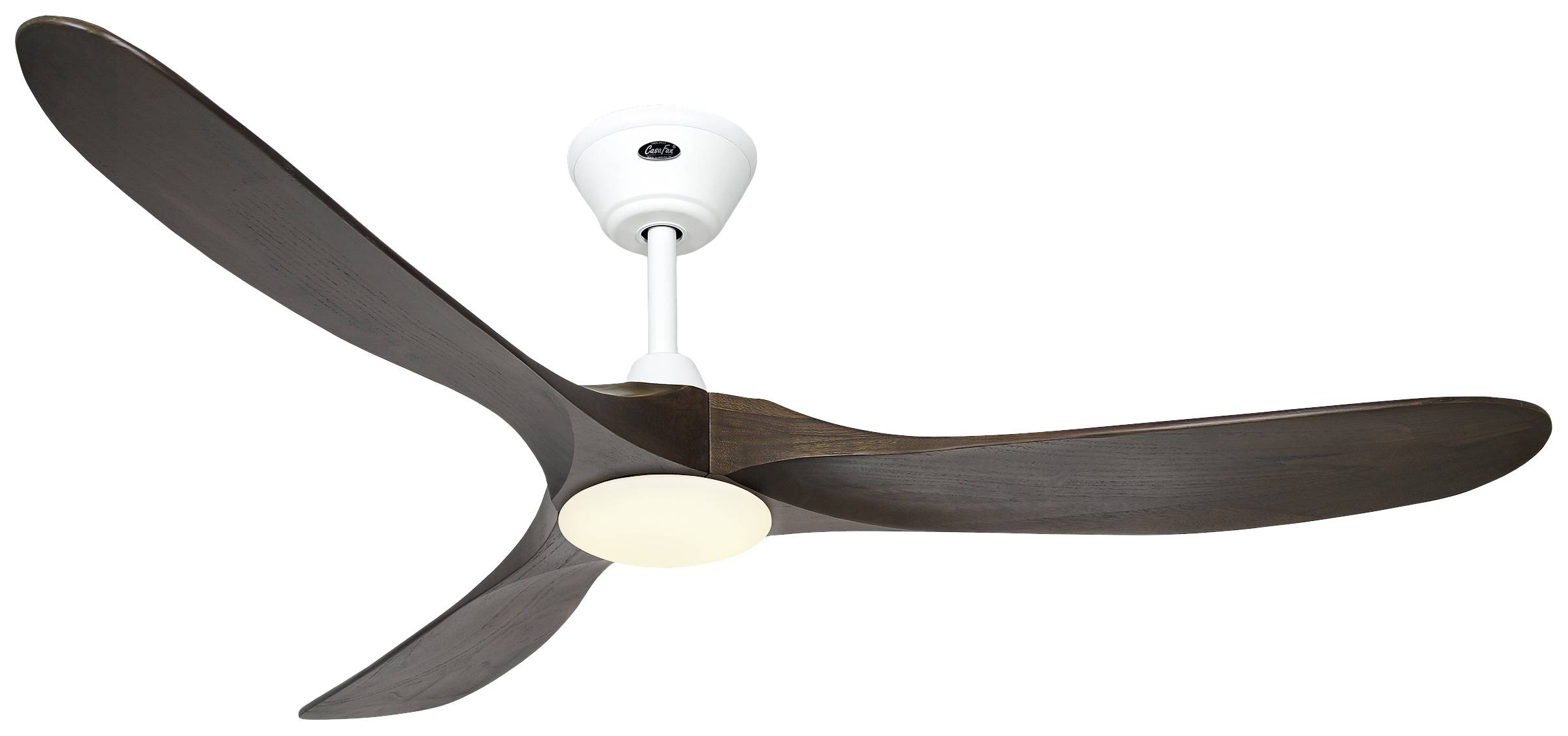 CasaFan ECO GENUINO-L 152 MW-NB Plafondventilator 16.5 W (&Oslash; x h) 1520 mm x 340 mm Wit (mat) Met afstandsbediening, Met wintermodus