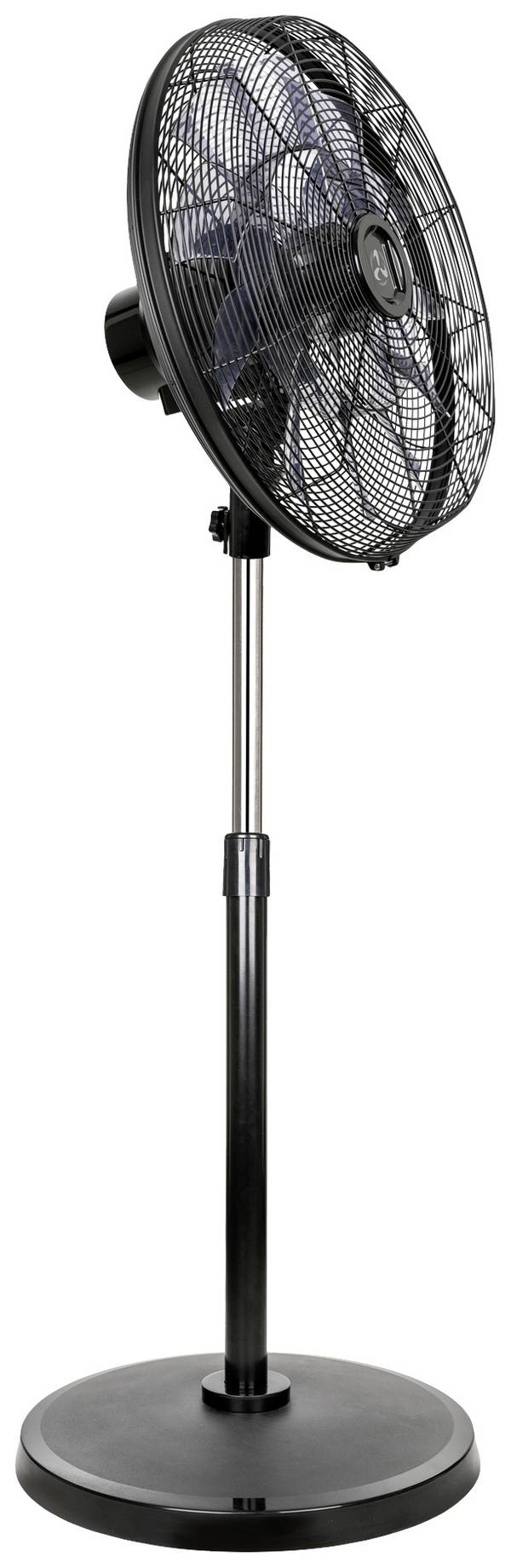 CasaFan AIROS ECO SILENT SW Standventilator 90 W (Ø x H) 44 cm x 1350 mm Schwarz mit Fernbedienung, Timer, Oszillierend, Höhenverstellbar