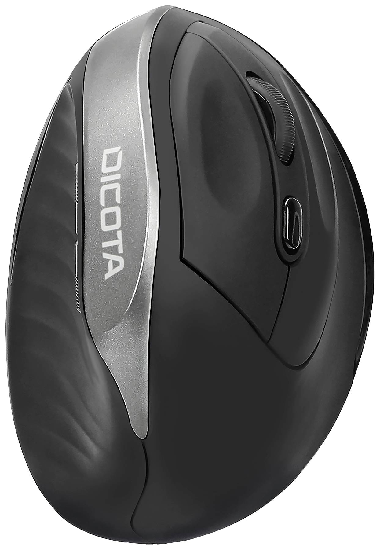 Dicota RELAX Ergonomische Maus Kabellos Optisch Schwarz 5 Tasten 800 dpi, 1200 dpi, 1600 dpi Ergonomisch