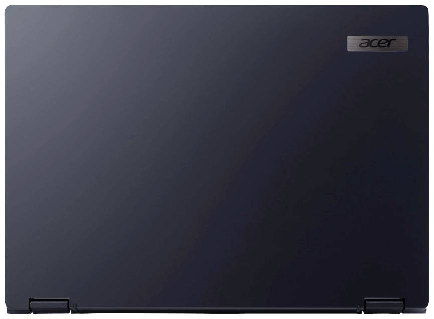 Ein geschlossenes schwarzes Laptop von Acer.