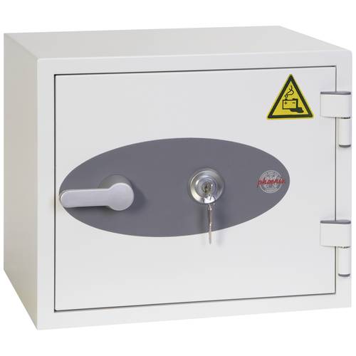 Phoenix BS1281K Battery Titan Batterie-Aufbewahrungstresor feuergeschützt, mit 1 Steckdose, mit ausziehbarer Schublade, ...