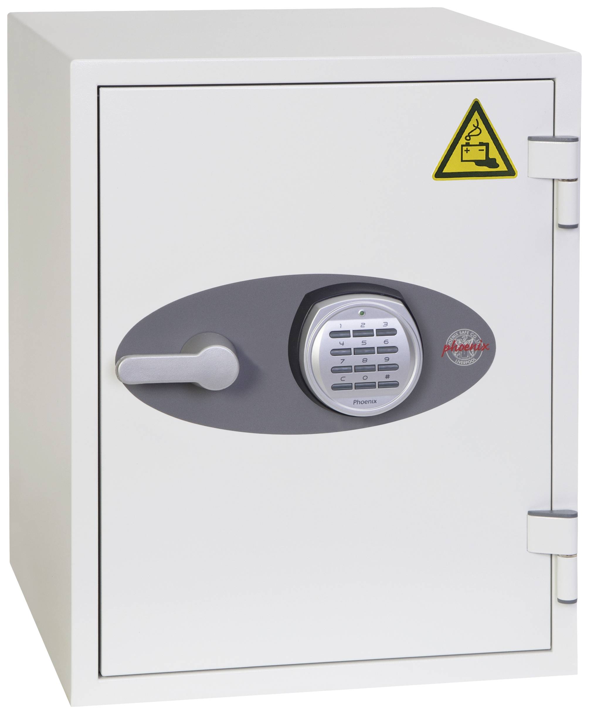 Phoenix BS1282E Battery Titan Batterie-Aufbewahrungstresor feuergeschützt, mit 2 Steckdosen, mit ausziehbarer Schublade,...