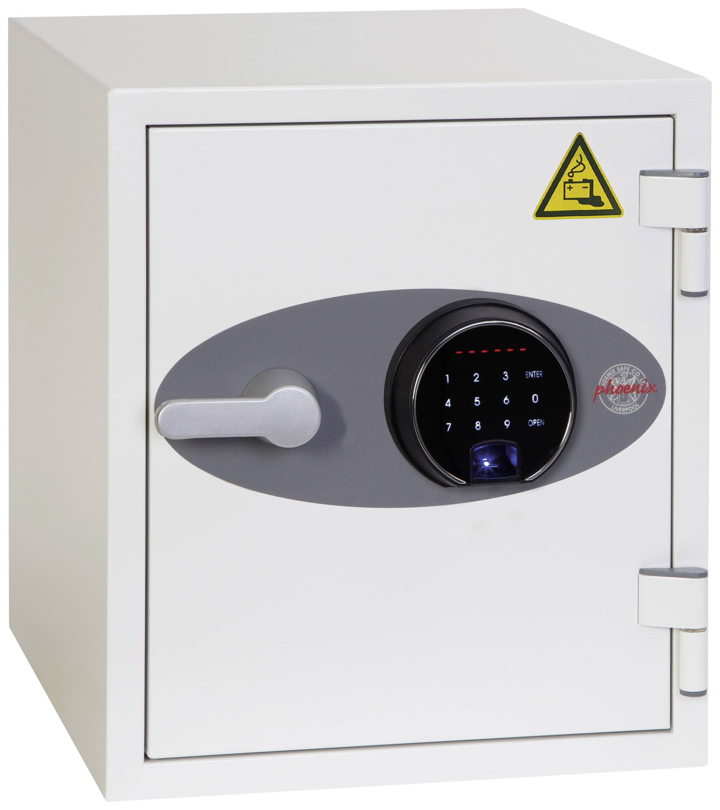 Phoenix BS1281F Battery Titan Batterie-Aufbewahrungstresor feuergeschützt, mit 1 Steckdose, mit ausziehbarer Schublade, ...