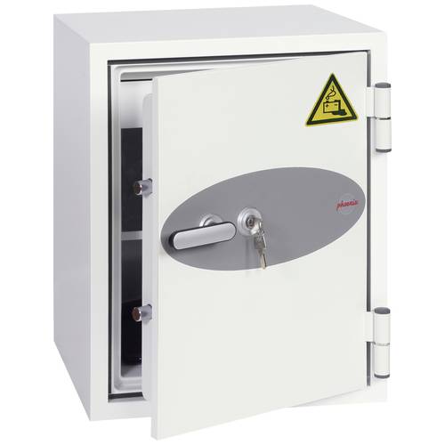 Phoenix BS0444K Battery Fighter Batterie-Aufbewahrungstresor feuergeschützt, mit 4 Steckdosen, mit ausziehbarer Schublad...