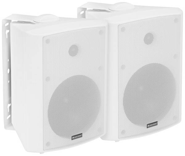 Omnitronic ALP-6A white Aktives PA-Lautsprecher-Set 17 cm 6.5 Zoll 45 W 2 St.