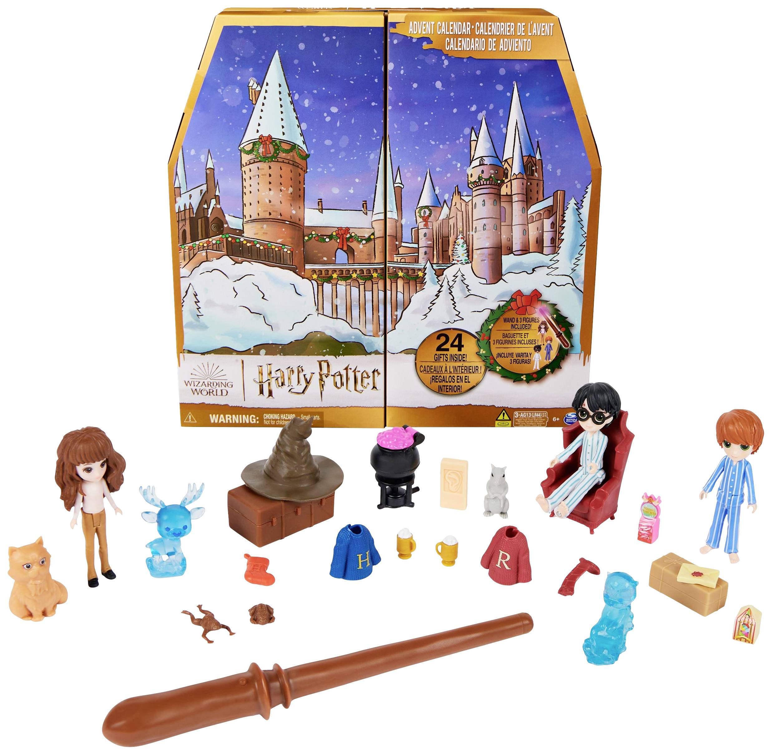 Spin Master Wizarding World Harry Potter Magical Minis Adventskalender 2023 mit Mini-Zauberstab, 3-1