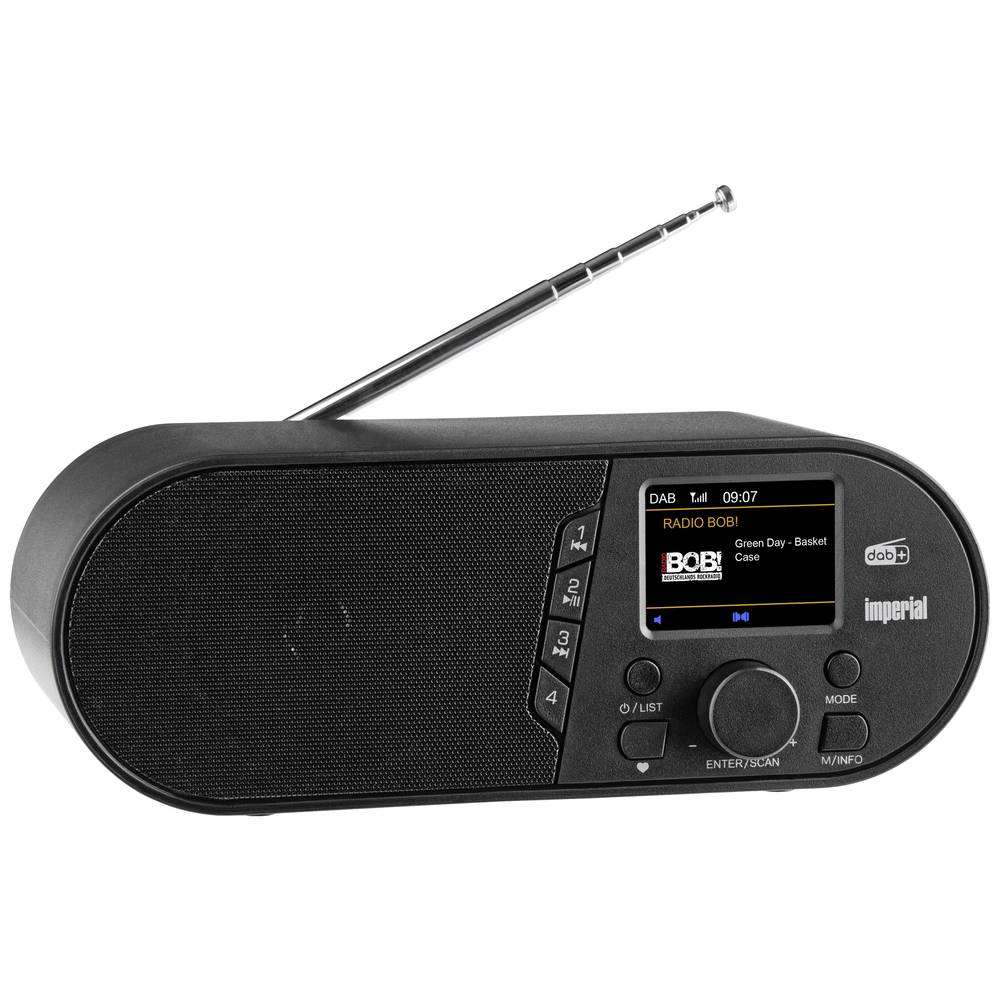 Imperial DABMAN d105 Radio DAB+, VHF (FM), FM Zwart