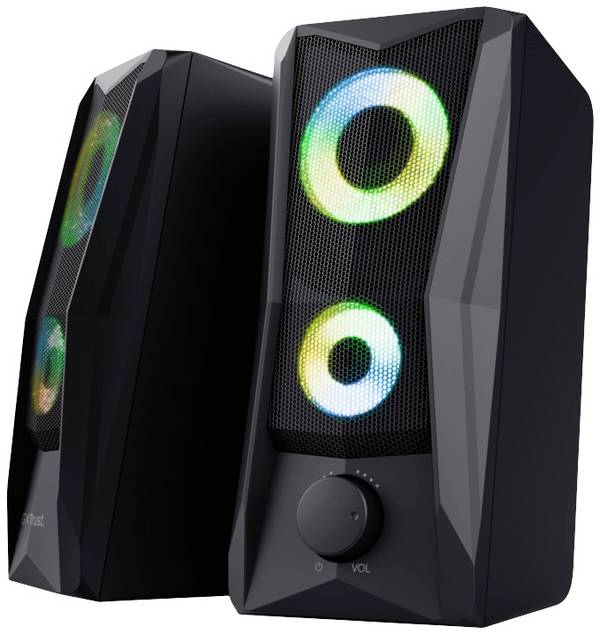 Trust GXT606B JAVV RGB PC-Lautsprecher Kabelgebunden 12 W Schwarz