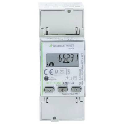 Elektrizitätszähler mit digitalem Display zeigt 652,31 kWh. Herstellerlogo und CE-Zeichen sind sichtbar.