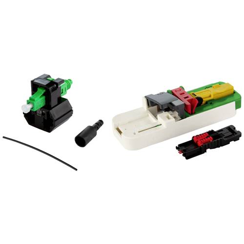 Metz Connect 1509QAJA002C-E OpDAT FAST™ Hybrid Kit LC AP Steckerbausatz OpDAT Weiß, Grün