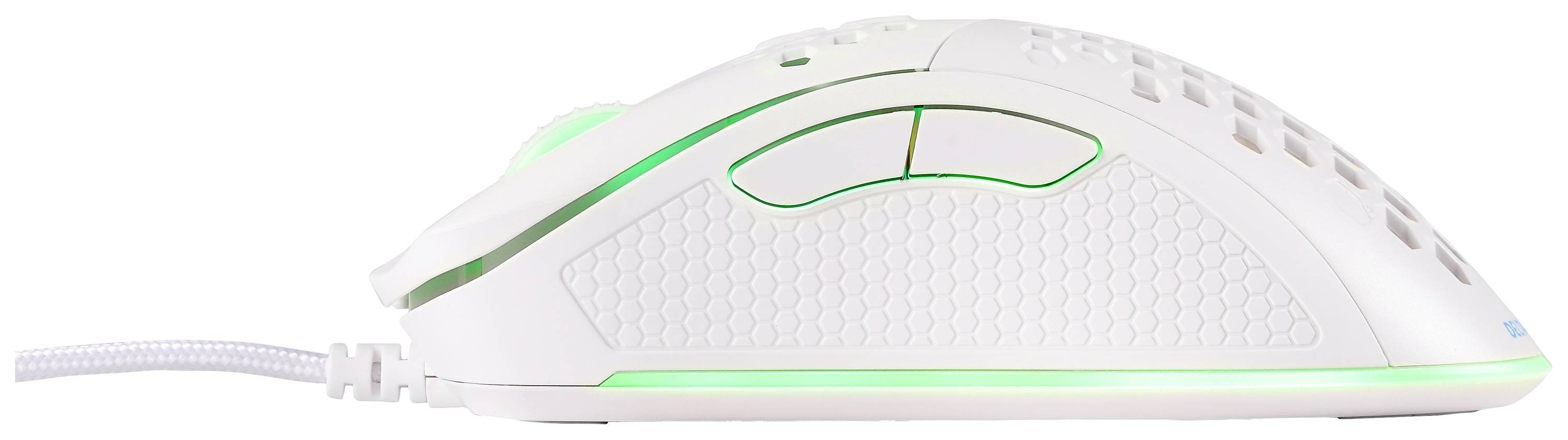 Deltaco WM75 Gaming-Maus USB Optisch Weiß - Maus - Maus - Optisch6.400 dpi - 7-3