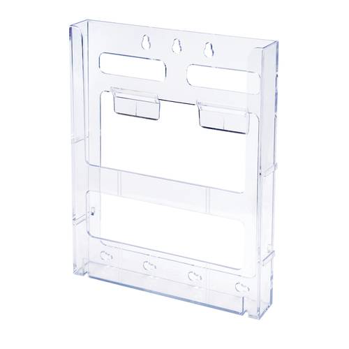 Thumbnail - Deflecto 772001 Prospekthalter Transparent DIN A4 hoch 1 St. (B x H x T) 228 x 285 x 50 mm