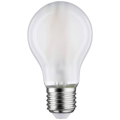 'Transparent Glühbirne mit silbernem Sockel, aufrecht stehend. Symbolisiert Idee oder Innovation.'