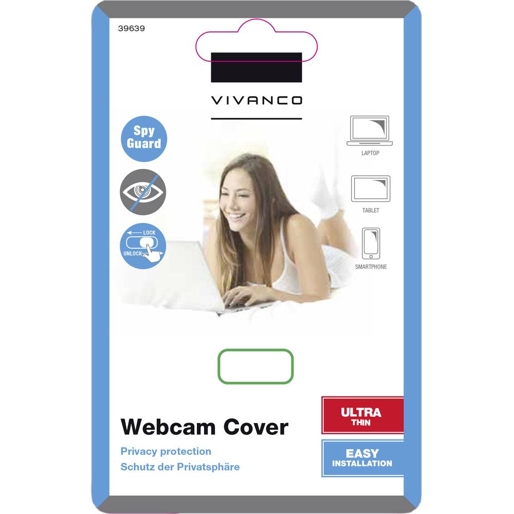 Vivanco IT-SEC 1 Afdekking voor webcam