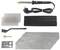 Lötkolben-Set mit Netzkabel, Lötkolbenständer, Bürste, Dreikantdüse, Alublechen und Gitterstücken. Ideal für Heimwerkerarbeiten.
