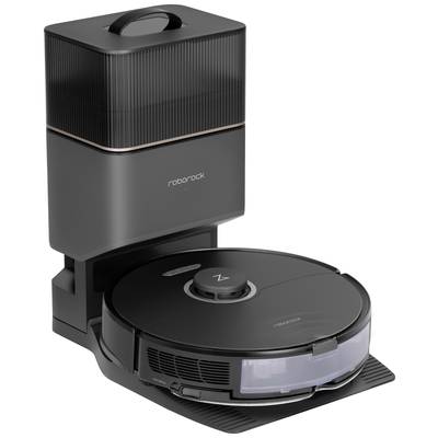 Roborock S8+ black Saug-und Wischroboter Schwarz kompatibel mit Amazon Alexa, kompatibel mit Google Home, Sprachgesteuer