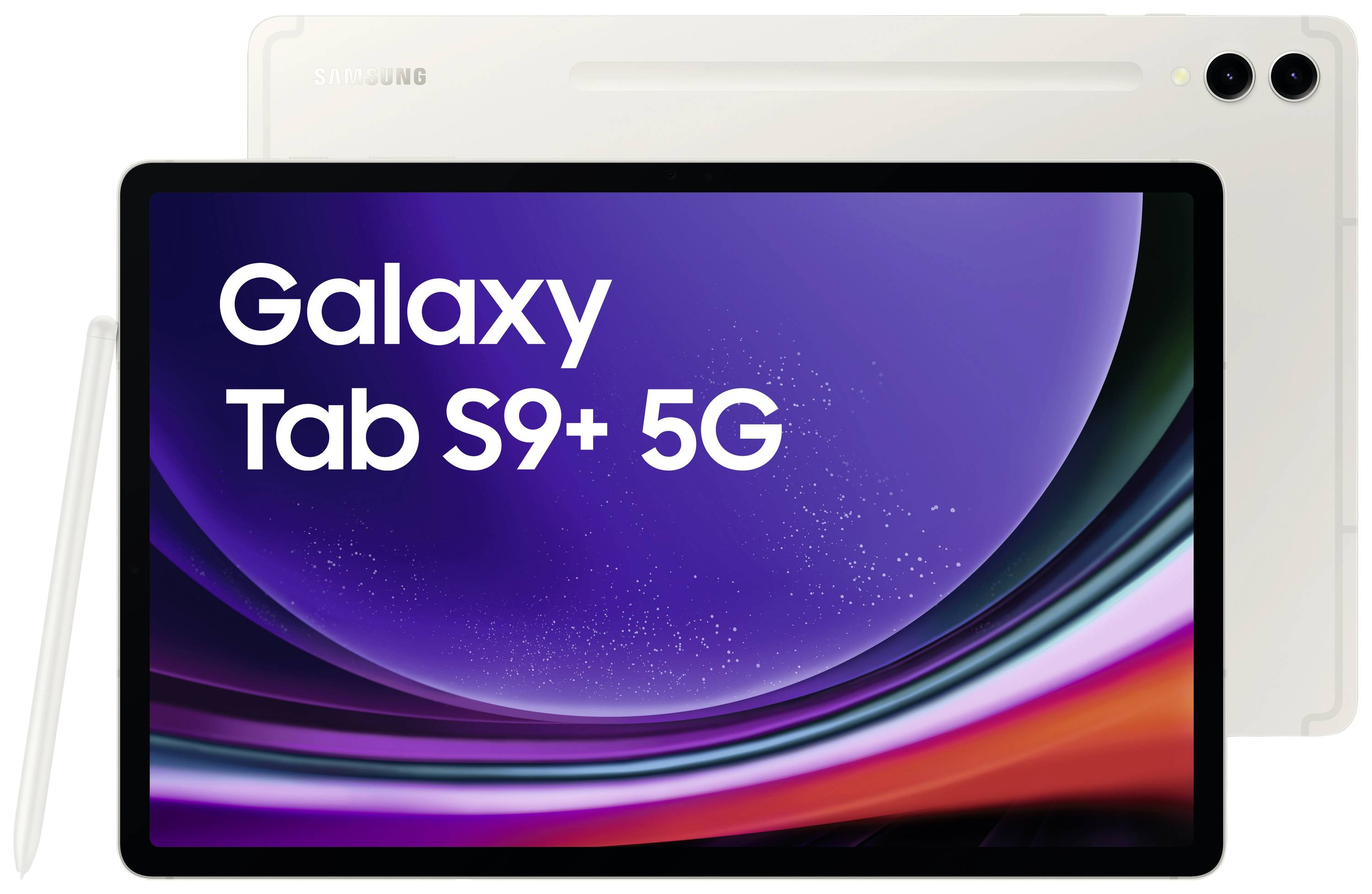 SAMSUNG Galaxy Tab S9+ 5G Beige 31,50cm (12,4\") Snapdragon 8 Gen 2 12GB 256GB Android