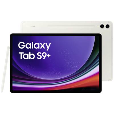 Samsung Galaxy Tab S9+  WiFi 256 GB Beige Android-Tablet 31.5 cm (12.4 Zoll) 2.0 GHz, 2.8 GHz, 3.36 GHz Qualcomm® Snapdr