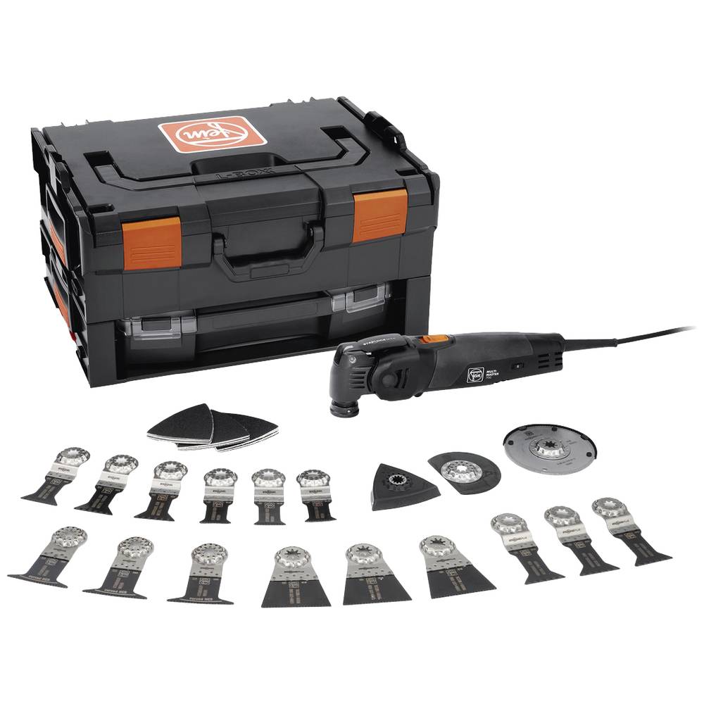 Fein MultiMaster MM 700 MAX Black Edition 72297461000 Multifunctioneel gereedschap Incl. koffer, Incl. accessoires 36-delig 250 W