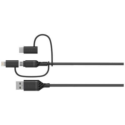 Otterbox Handy Kabel [1x USB-A - 1x Lightning, USB-C®, Micro USB] 1.00 m USB-A, Lightning, USB-C®, Micro USB 