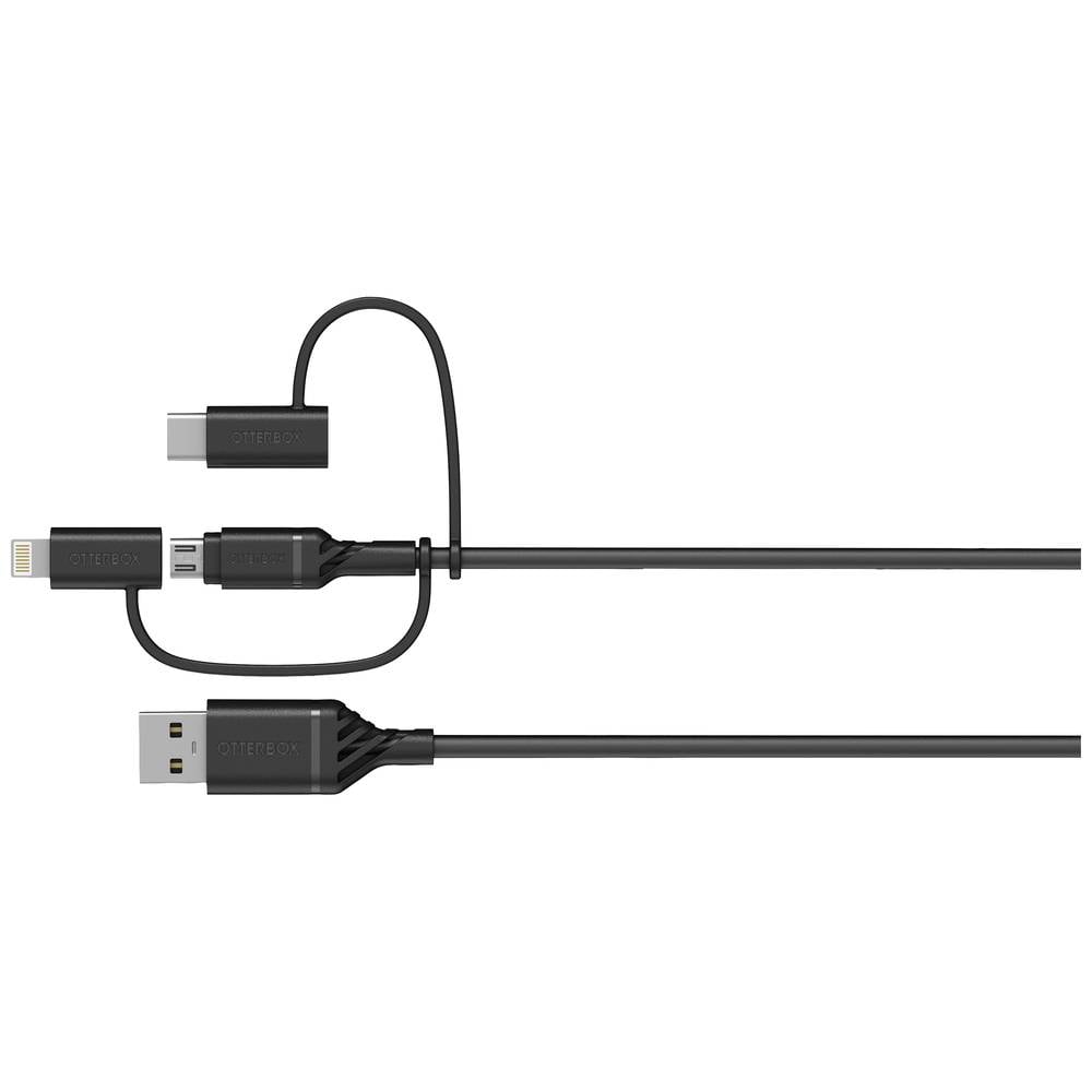 Otterbox Mobiele telefoon Kabel [1x USB-A 1x Lightning, USB-C, Micro-USB] 1.00 m USB-A, Lightning, U