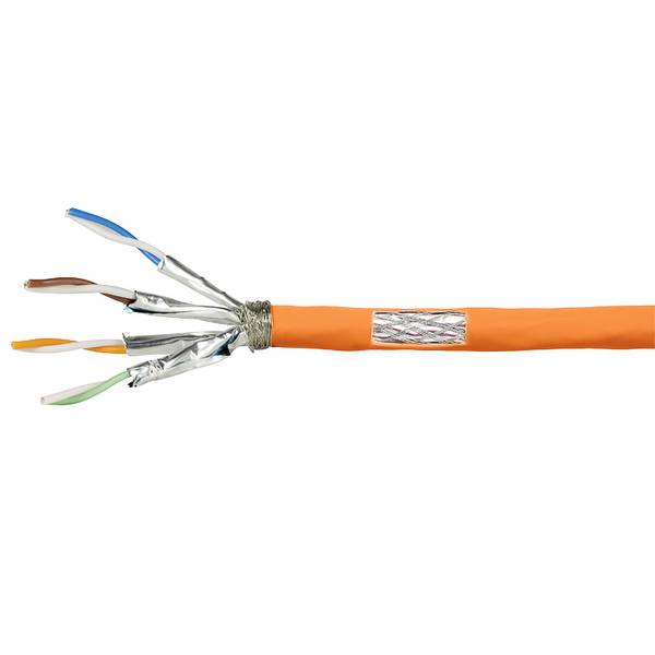 LogiLink CPV0059 Netzwerkkabel CAT 7 S/FTP Orange 50 m