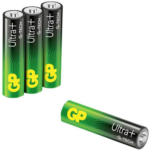 Thumbnail - GP Ultra Micro (AAA)-Batterie Alkali-Mangan 1.5 V 4 St.