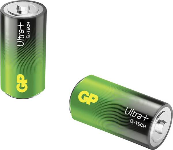 GP Ultra Plus Baby (C)-Batterie Alkali-Mangan  1.5 V 2 St.