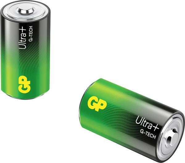 GP Ultra Plus Mono (D)-Batterie Alkali-Mangan  1.5 V 2 St.
