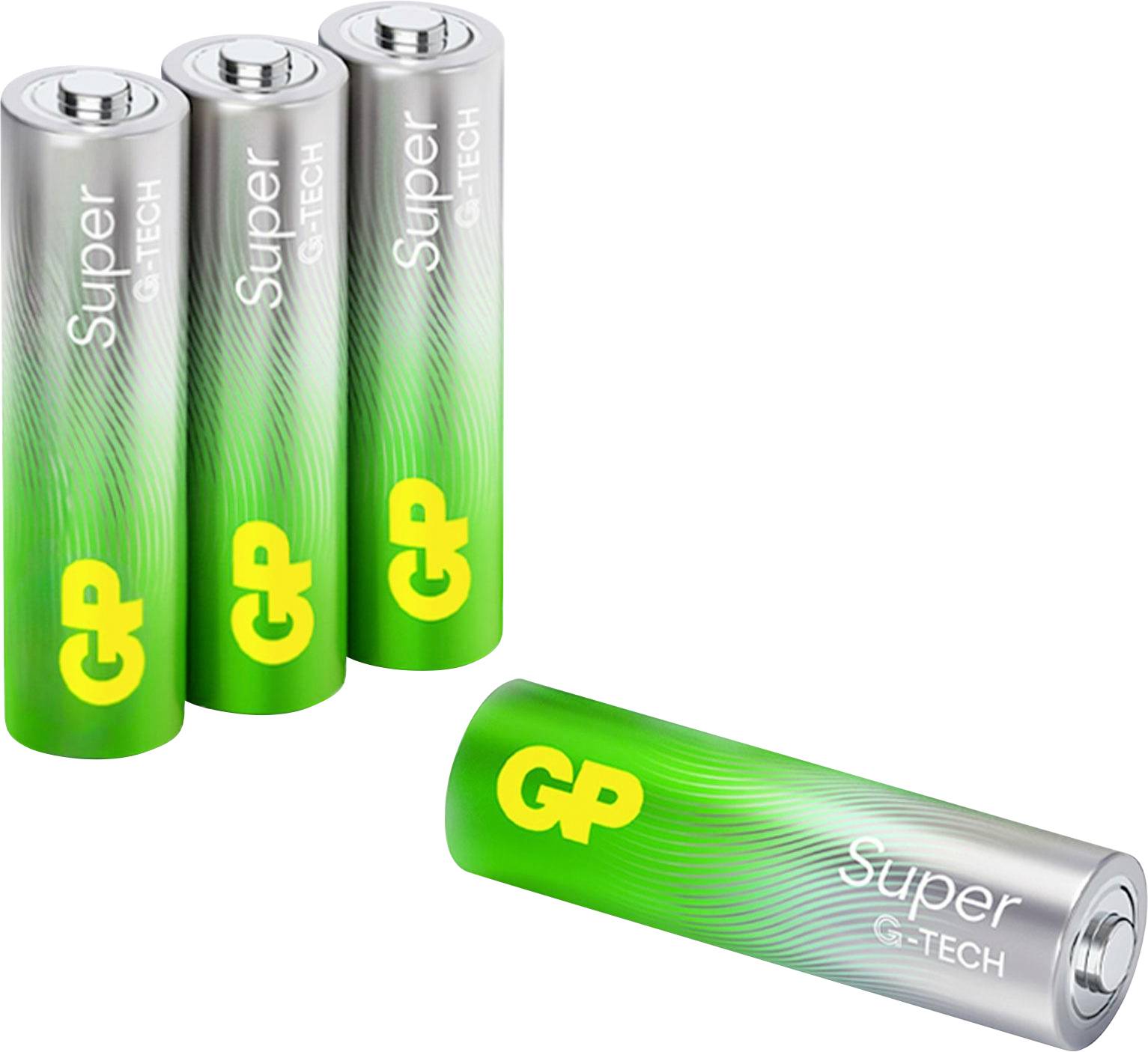 GP Super Mignon (AA)-Batterie Alkali-Mangan 1.5 V 4 St.