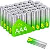 GP Super Micro (AAA)-Batterie Alkali-Mangan 1.5 V 40 St.