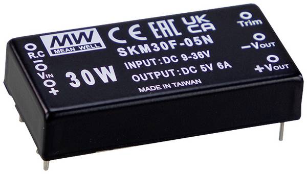 MEAN WELL SKM30G-15N DC/DC-Wandler, Print 2 A 30 W Anzahl Ausgänge: 1 x Inhalt 1 St.