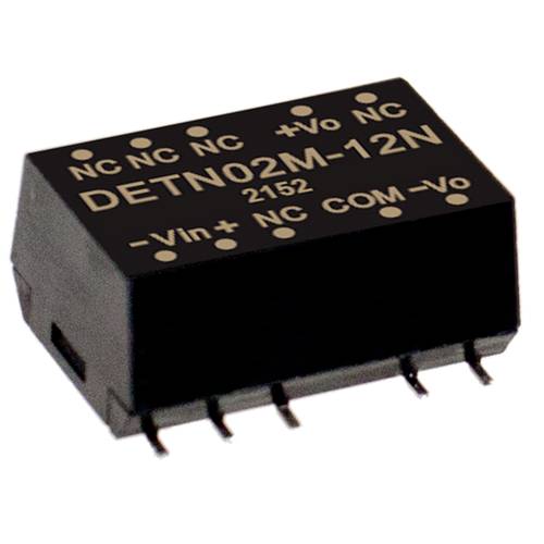 Thumbnail - MEAN WELL DETN02L-12N DC/DC-Wandler, SMD 83 mA 2 W Anzahl Ausgänge: 2 x Inhalt 1 St.