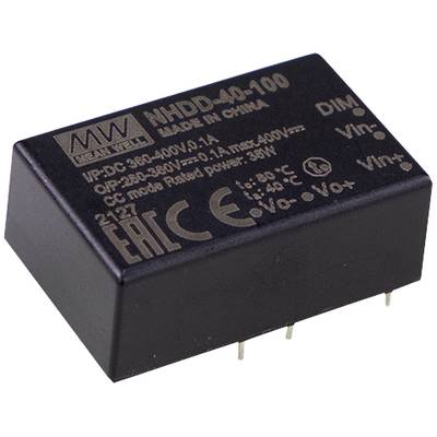 Mean Well  LED-Trafo   36 W 100 mA 320 - 360 V dimmbar