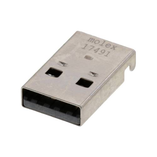 Thumbnail - Universal Serial Bus Stecker MOL Micro Solutions Rechtwinklig 480372200 Molex Inhalt: 1 St.