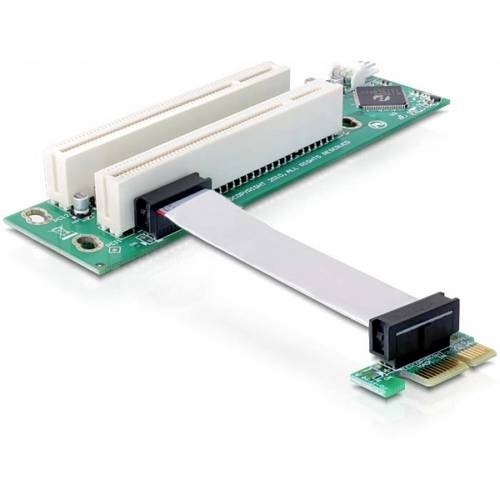 Thumbnail - Delock PCI-E/2x PCI 2 Port Riser-Karte PCIe