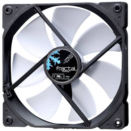 Fractal Design FD-FAN-DYN-GP14-WT PC-Gehäuse-Lüfter Schwarz, Weiß (B x H x T) 140 x 25 x 140 mm