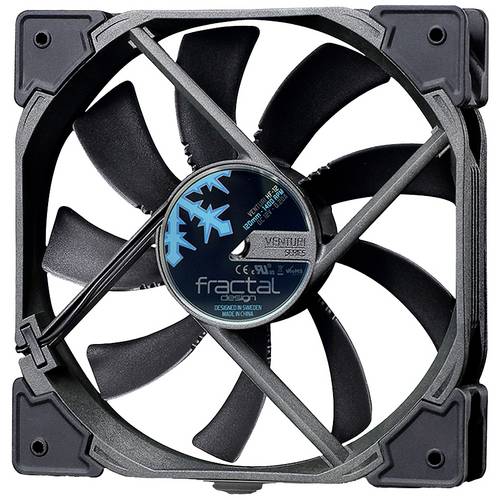 Fractal Design Venturi HP-12 PWM PC-Gehäuse-Lüfter Schwarz, Grau (B x H x T) 120 x 25 x 120 mm