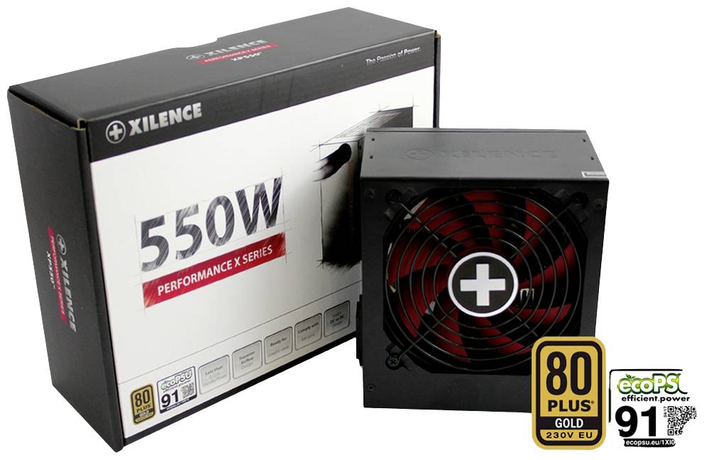 Xilence XP550R9 PC Netzteil, 550W, 80+ Gold, Gaming, ATX-5