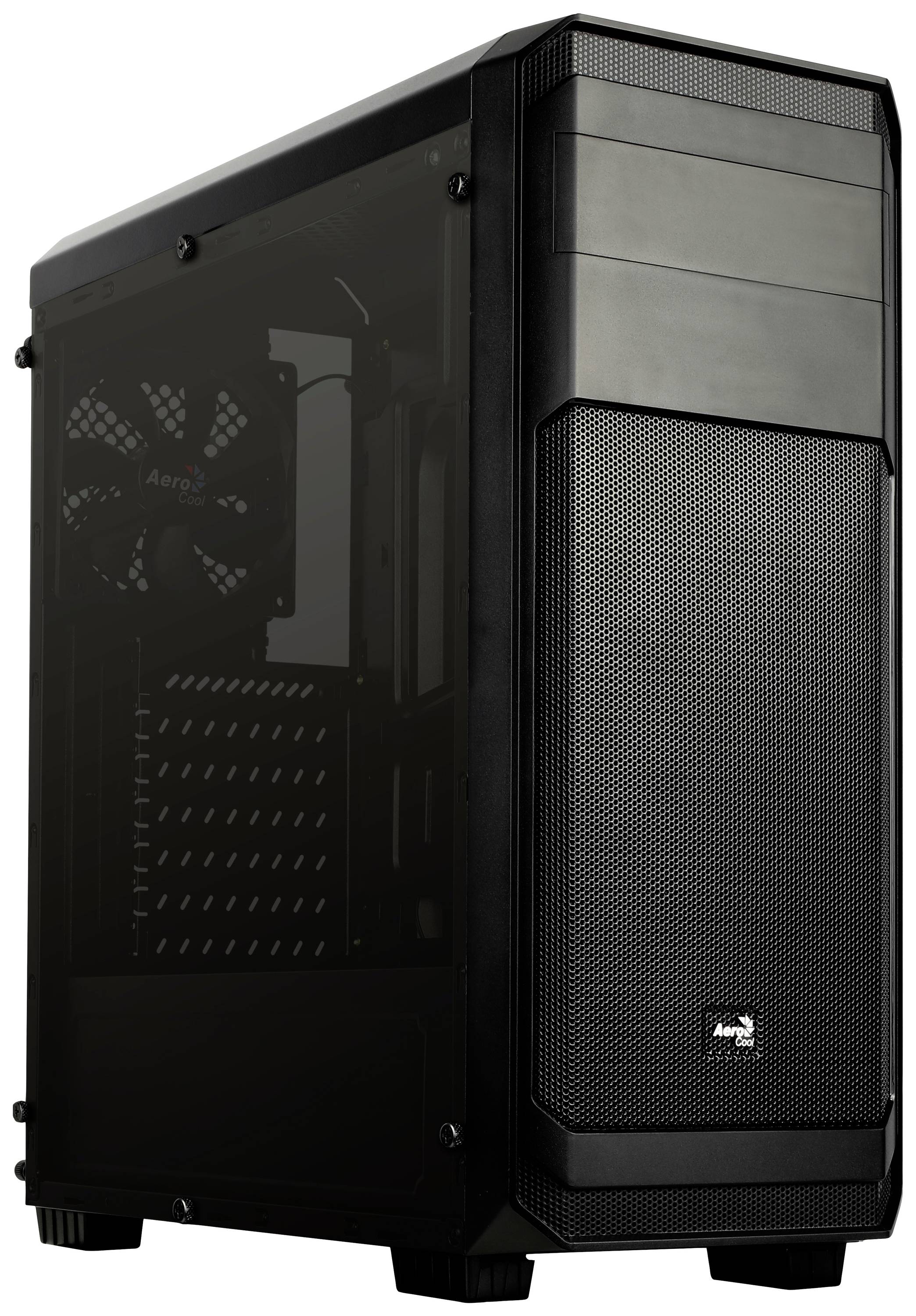 AEROCOOL Aero-300 FAW Midi-Tower - Schwarz Window