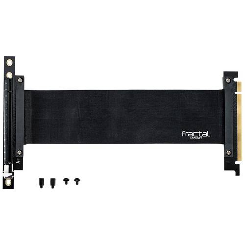 Thumbnail - Fractal Design PCIe Riser Kabel PCIe x1 Buchse, PCIe x1 Stecker 0.21 m Schwarz FD-ACC-FLEX-VRC-25-BK