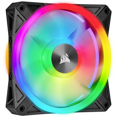 Lüfter mit RGB-Beleuchtung, leuchtende Farben wechseln und erzeugen einen Regenbogeneffekt. Geeignet für Computer-Kühlung.