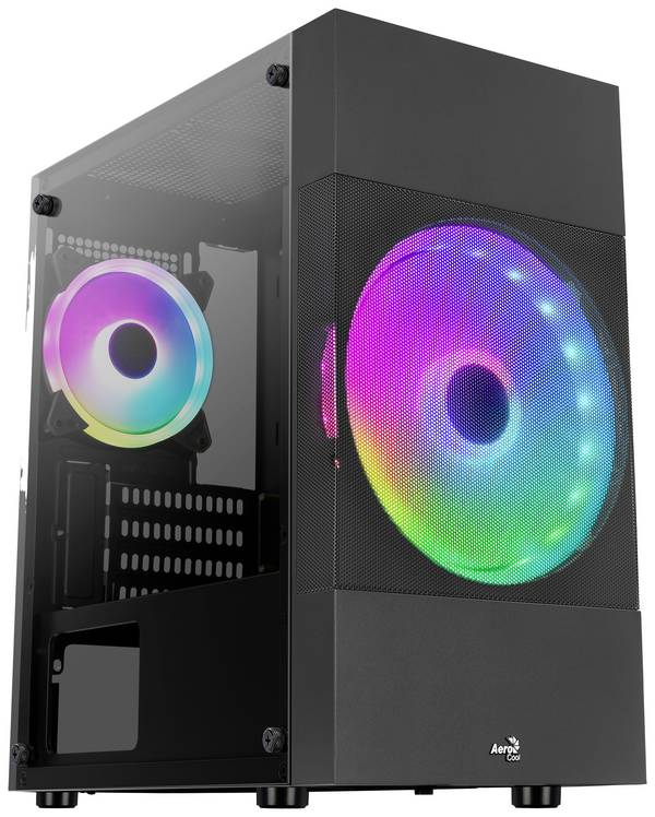 AeroCool Atomic Lite - MT - micro ATX - Seitenteil mit Fenster (gehärtetes Glas)