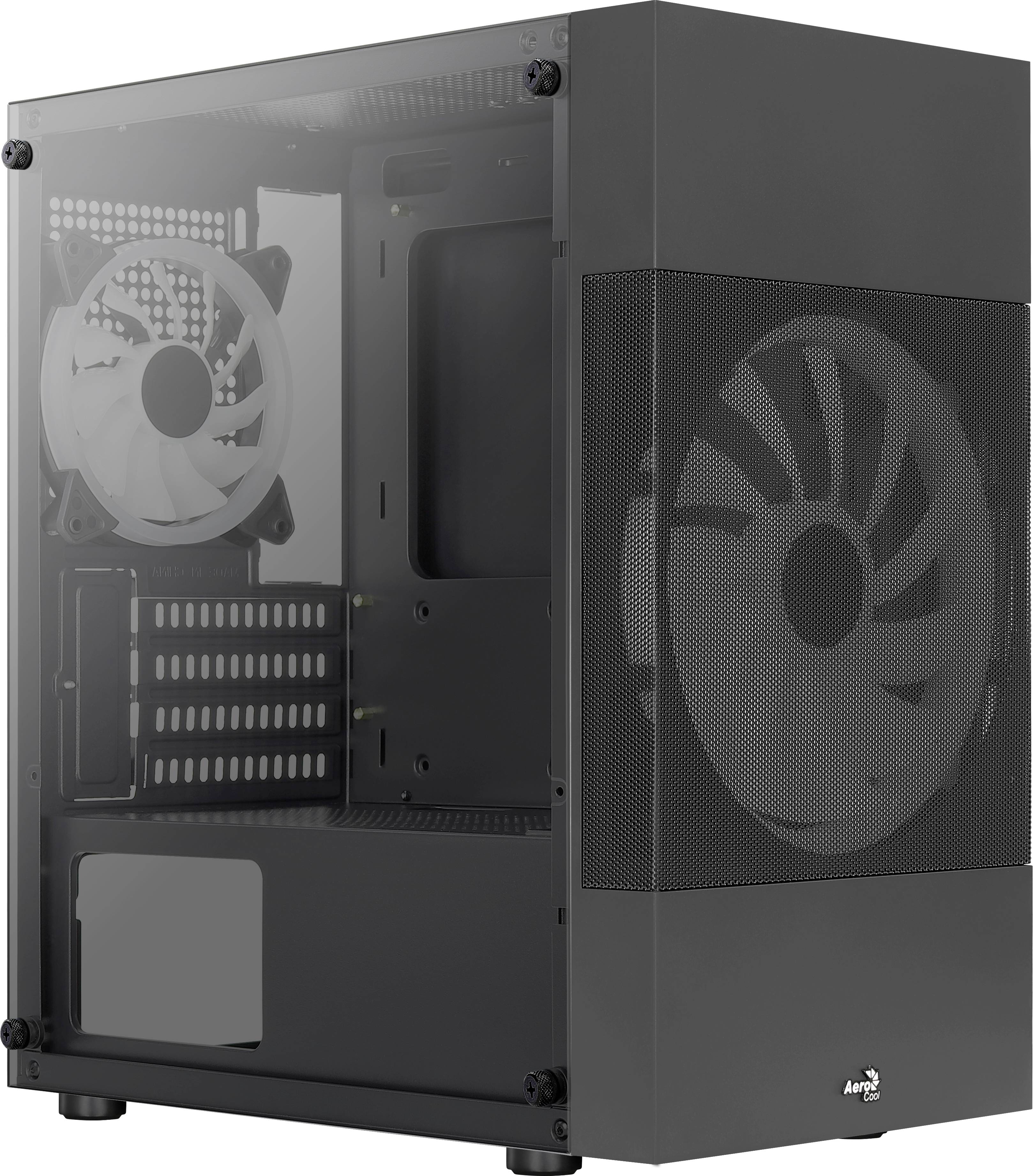 AeroCool Atomic Lite - MT - micro ATX - Seitenteil mit Fenster (gehärtetes Glas)-9