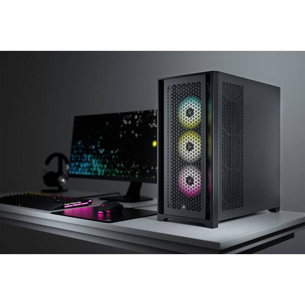 CORSAIR 5000D AIRFLOW - Mid tower - ATX - Seitenteil mit Fenster (gehärtetes Glas)-17