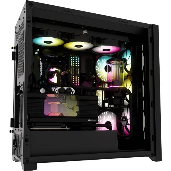 CORSAIR iCUE 5000X RGB - Tower - ATX - Seitenteil mit Fenster (gehärtetes Glas)-17