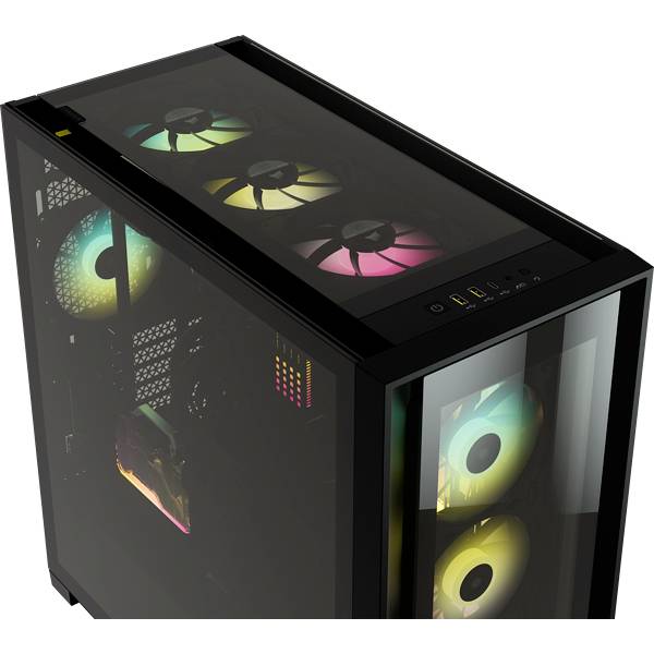 CORSAIR iCUE 5000X RGB - Tower - ATX - Seitenteil mit Fenster (gehärtetes Glas)-19