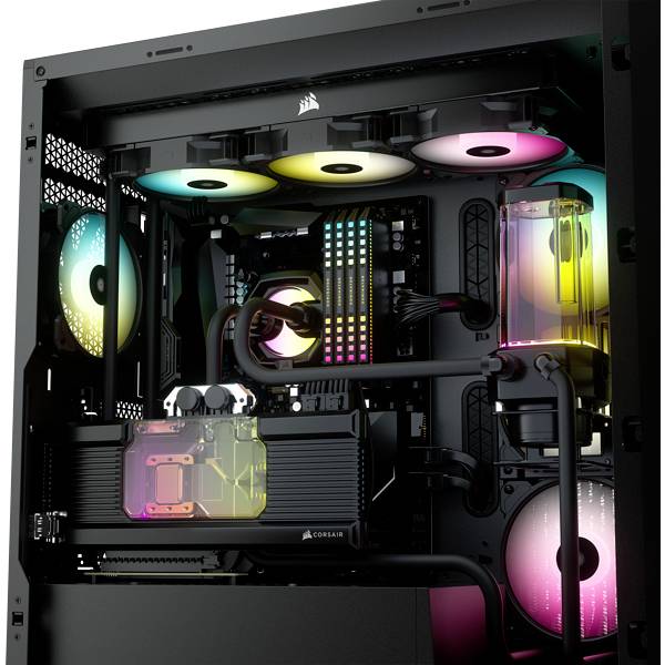CORSAIR iCUE 5000X RGB - Tower - ATX - Seitenteil mit Fenster (gehärtetes Glas)-20